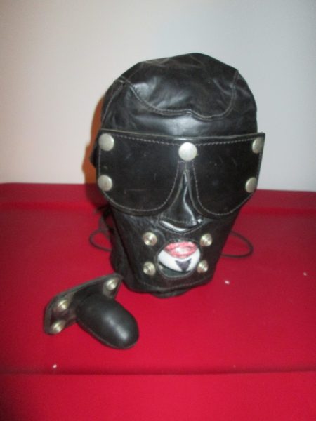 Black Leather Hood - Never Used