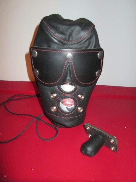 Black Leather Hood - Never Used