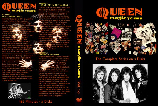 Queen Magic Years - Complete Series - 3 Disk Set